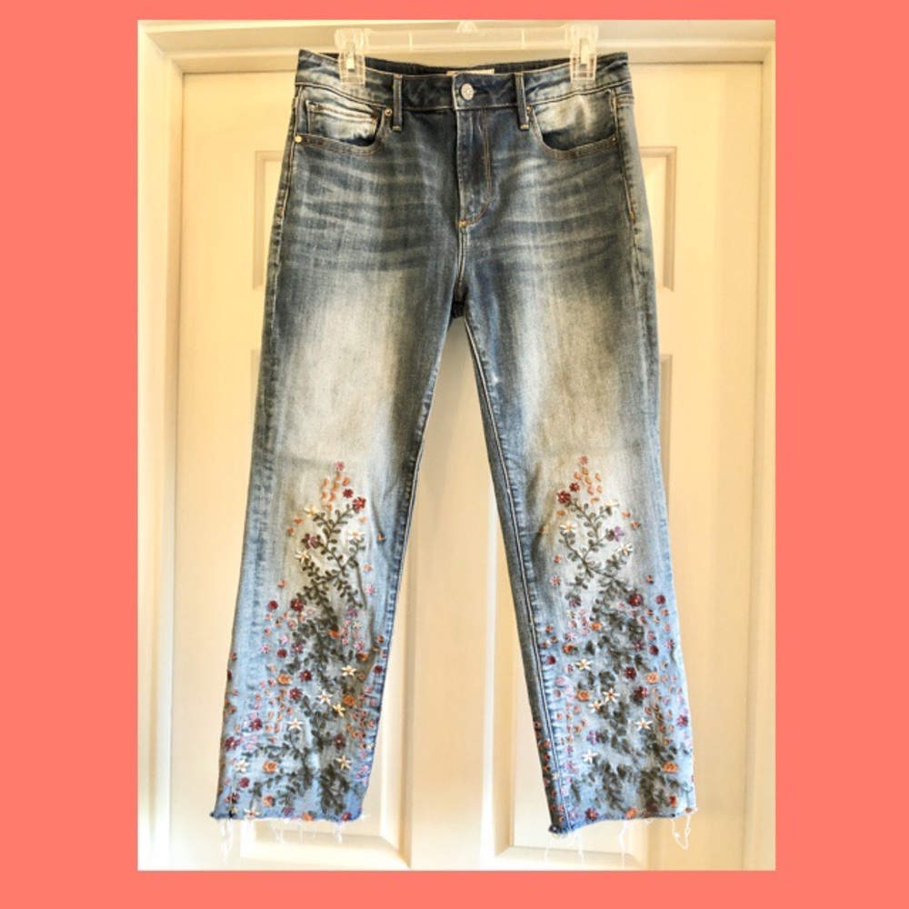 Driftwood Embroidered Jeans